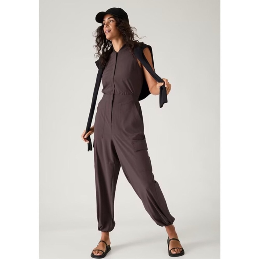 Athleta Dark Brown Jumpsuit